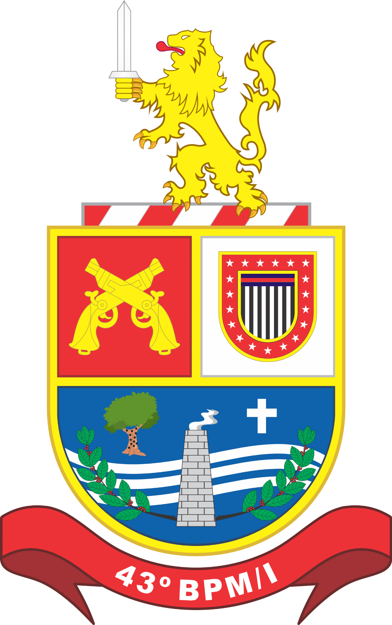 Brasão 43º BPM/I